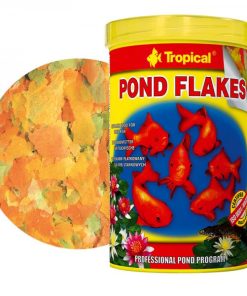 מזון טרופיקל דפים לדגי בריכה 1000 מ"ל – Tropical Pond Flakes